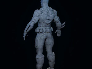 batman beyond fan art 3D Model