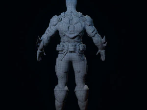 batman beyond fan art 3D Model