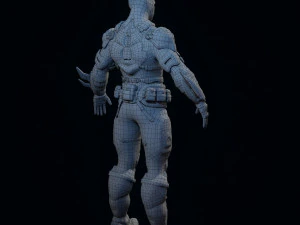 batman beyond fan art 3D Model