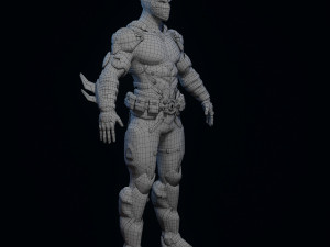 batman beyond fan art Modelo 3D