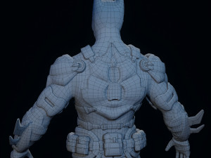 batman beyond fan art Modelo 3D