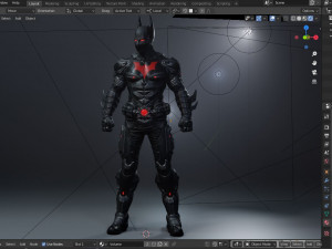 batman beyond fan art Modelo 3D