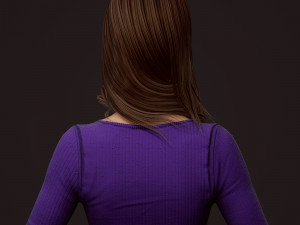 girl in jeans 3Dモデル