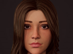 girl in jeans 3Dモデル