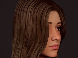 girl in jeans 3D Model