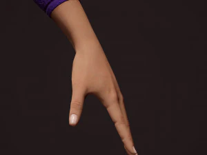 girl in jeans 3D Model