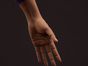 girl in jeans 3Dモデル