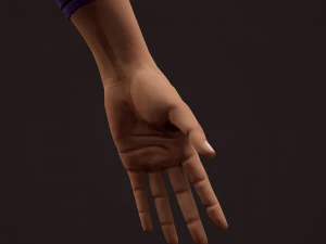 girl in jeans 3D Model