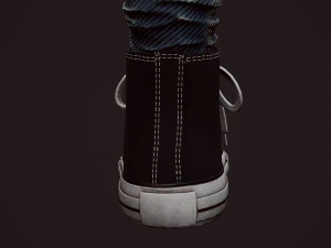 girl in jeans 3D Model