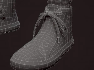 girl in jeans 3D Model