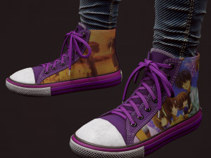 girl in jeans 3Dモデル