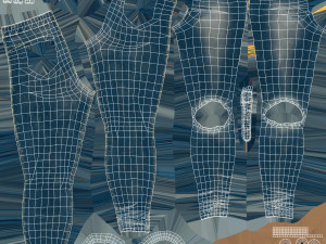 girl in jeans 3Dモデル