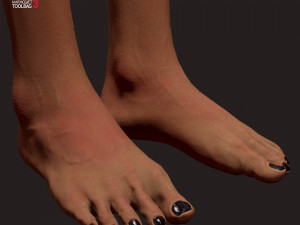 blonde girl Modelo 3D