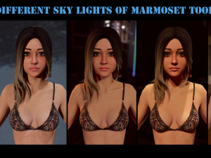 blonde girl Modelo 3D