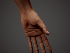 girl in shorts Modelo 3D