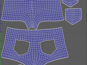 girl in shorts 3D Model