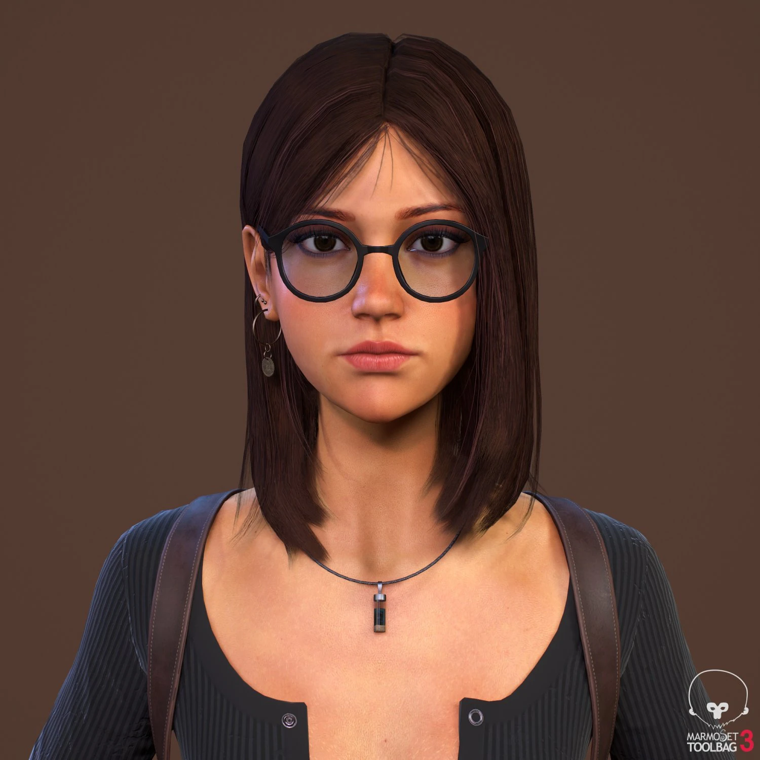 teenage girl 3D Model .c4d .max .obj .3ds .fbx .stl .blend 