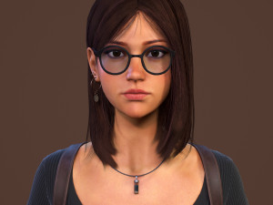 teenage girl 3D Model