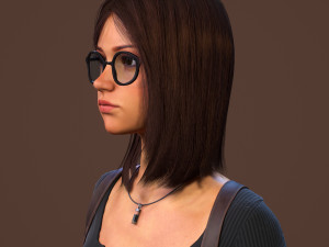 teenage girl Modello 3D