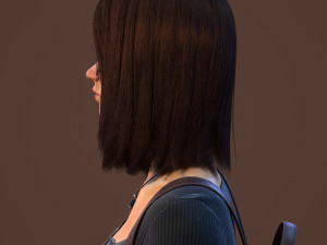 teenage girl Modello 3D