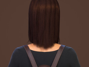 teenage girl Modello 3D