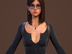 teenage girl Modello 3D