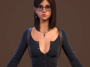 teenage girl 3D Model
