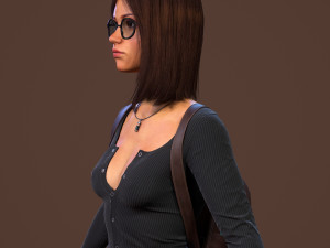 teenage girl Modello 3D