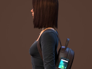 teenage girl Modello 3D