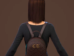 teenage girl 3D Model