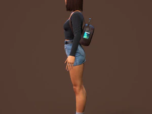 teenage girl 3D Model