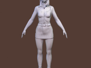 teenage girl Modello 3D