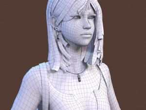 teenage girl Modello 3D