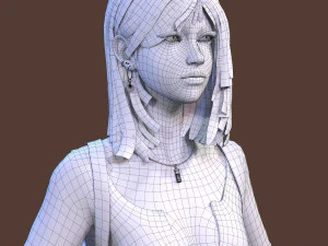 teenage girl 3D Model