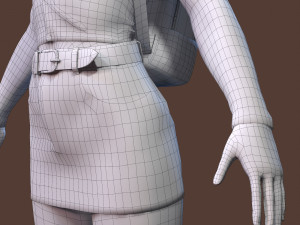 teenage girl Modello 3D