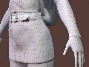 teenage girl 3D Model