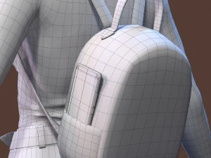 teenage girl 3D Model