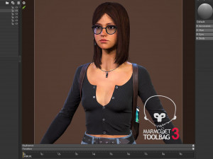 teenage girl Modello 3D