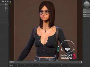 teenage girl 3D Model