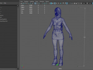 teenage girl Modello 3D
