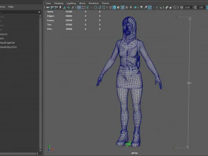 teenage girl 3D Model
