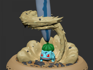 Bulbasaur sculpt for zbrush 3D 모델