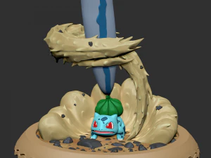 Bulbasaur sculpt for zbrush 3D Model