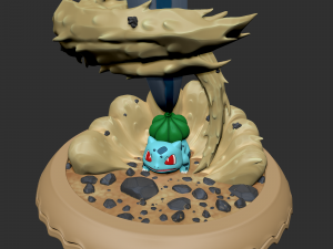 Bulbasaur sculpt for zbrush 3D 모델