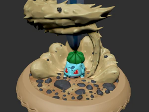 Bulbasaur sculpt for zbrush 3D Model