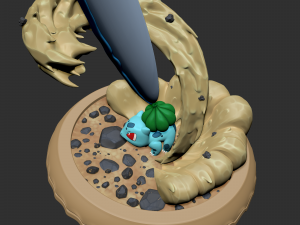 Bulbasaur sculpt for zbrush 3D 모델