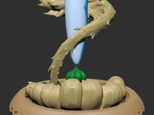 Bulbasaur sculpt for zbrush 3D 모델
