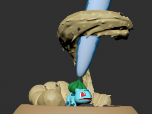 Bulbasaur sculpt for zbrush 3D 모델