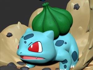 Bulbasaur sculpt for zbrush 3D 모델