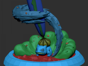 Bulbasaur sculpt for zbrush 3D 모델
